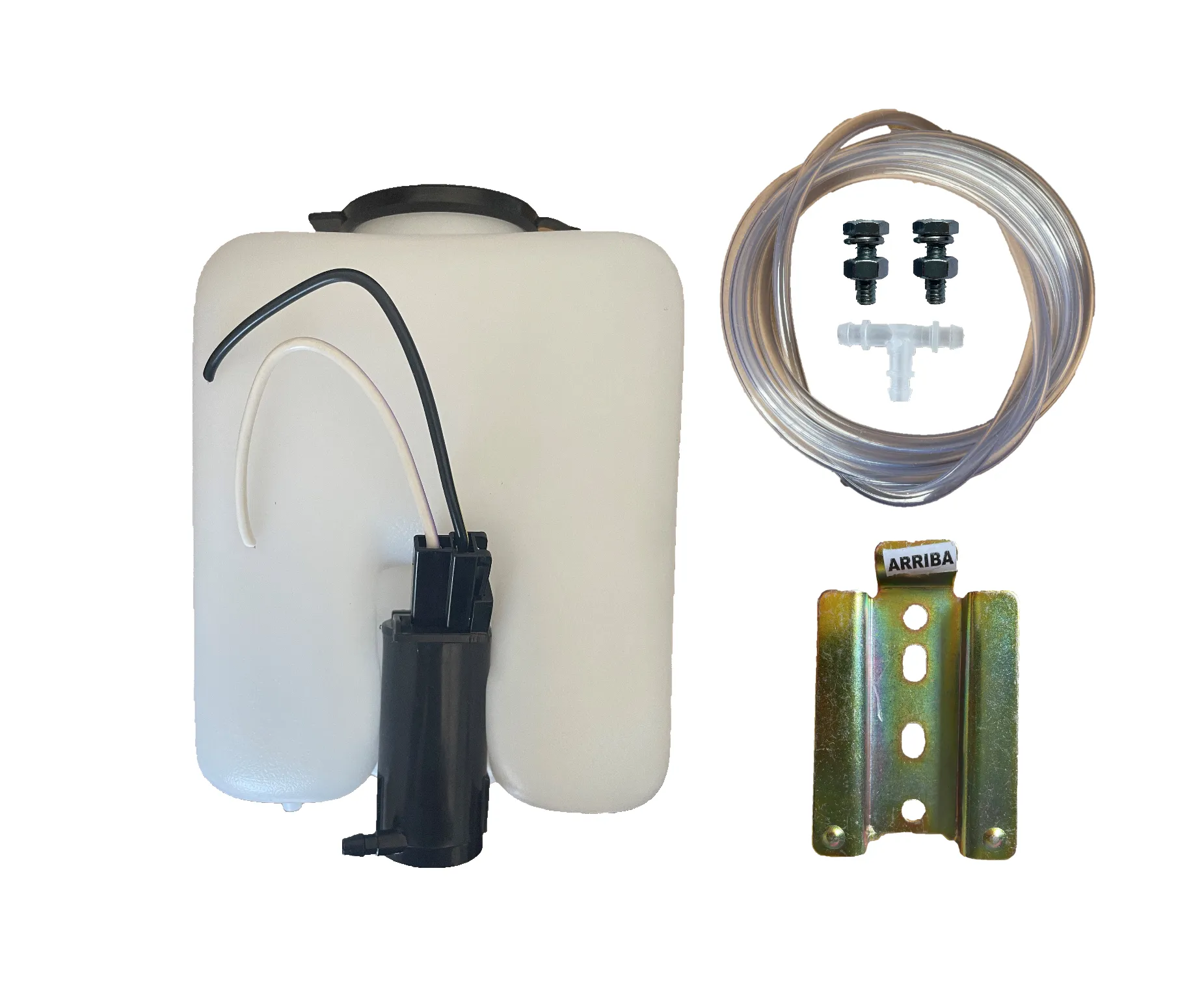 CONJUNTO LAVAPARABRISAS UNIVERSAL PARA AUTOMOVILES,BUSES Y CAMIONES 12 V Y 24 V